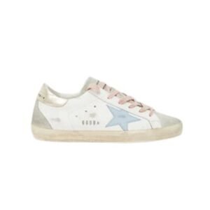 Golden Goose Super-Star White Silver Ice Blue