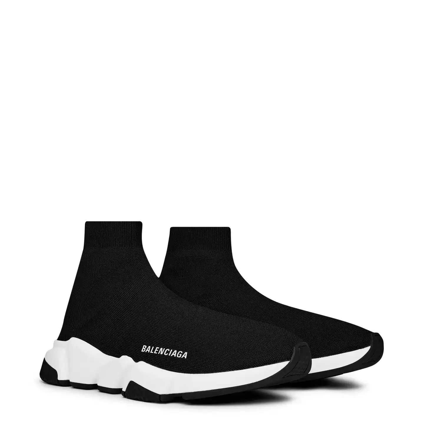 Balenciaga Speed Trainer Black White (2021) - Image 4