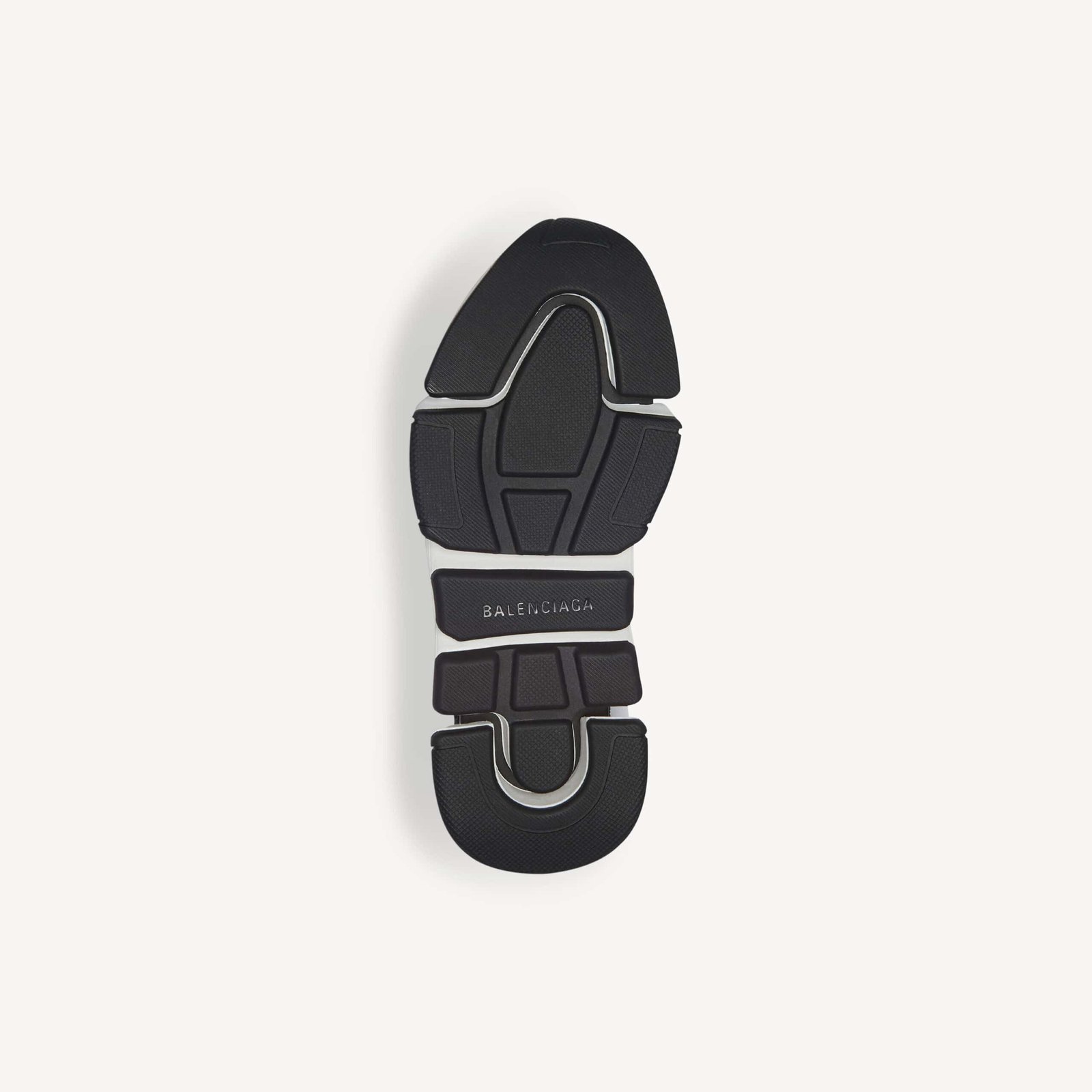 Balenciaga Speed 2.0 Recycled Knit Sneaker With Bicolor Sole in Black/white - Image 6