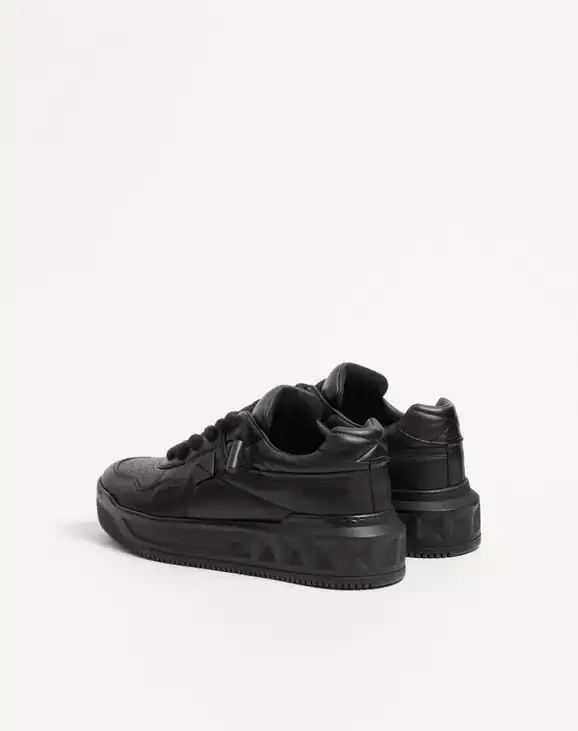 Valentino One Stud Xl Nappa Leather Low-Top Sneaker Black - Image 5