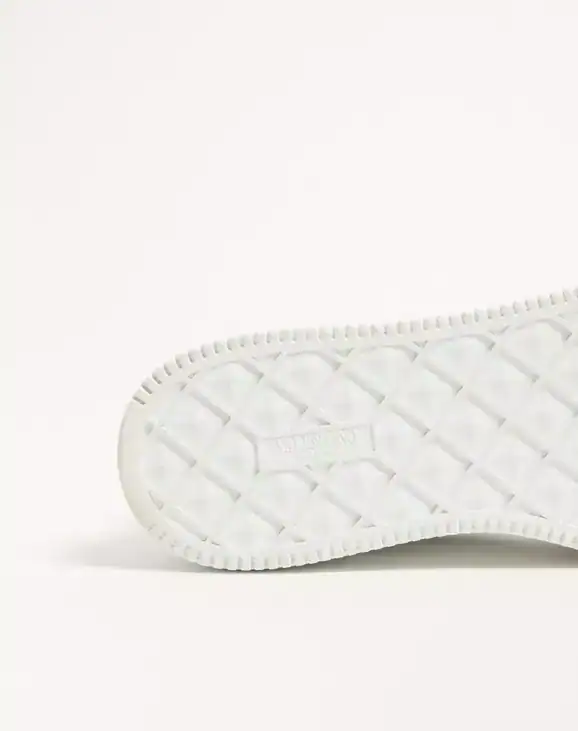 Valentino One Stud Xl Nappa Leather Low-Top Sneaker White - Image 9
