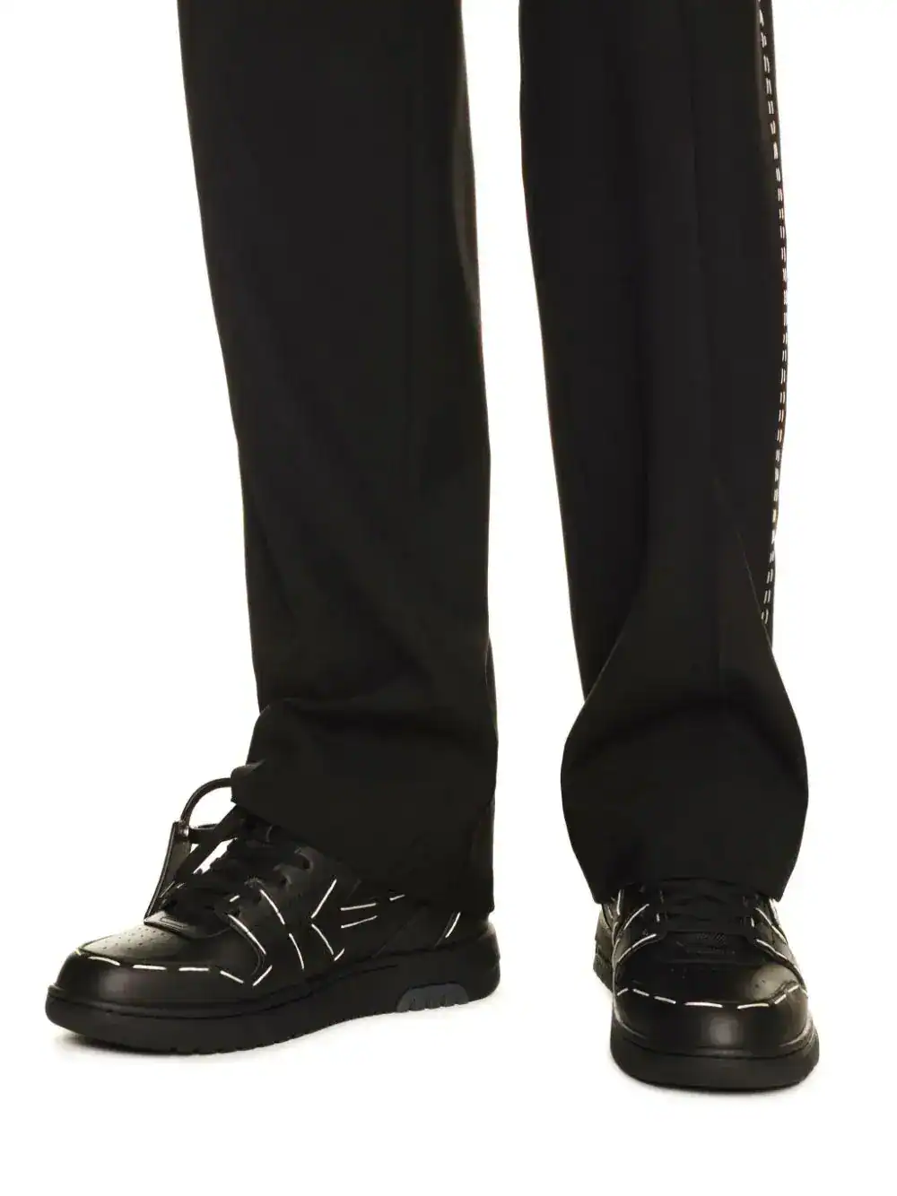 OFF-WHITE Out Of Office Low-top Sartorial Stitching Sneakers in Leather - Image 6
