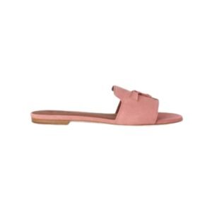 Loro Piana Summer Charms Sandal Suede Goatskin Halite