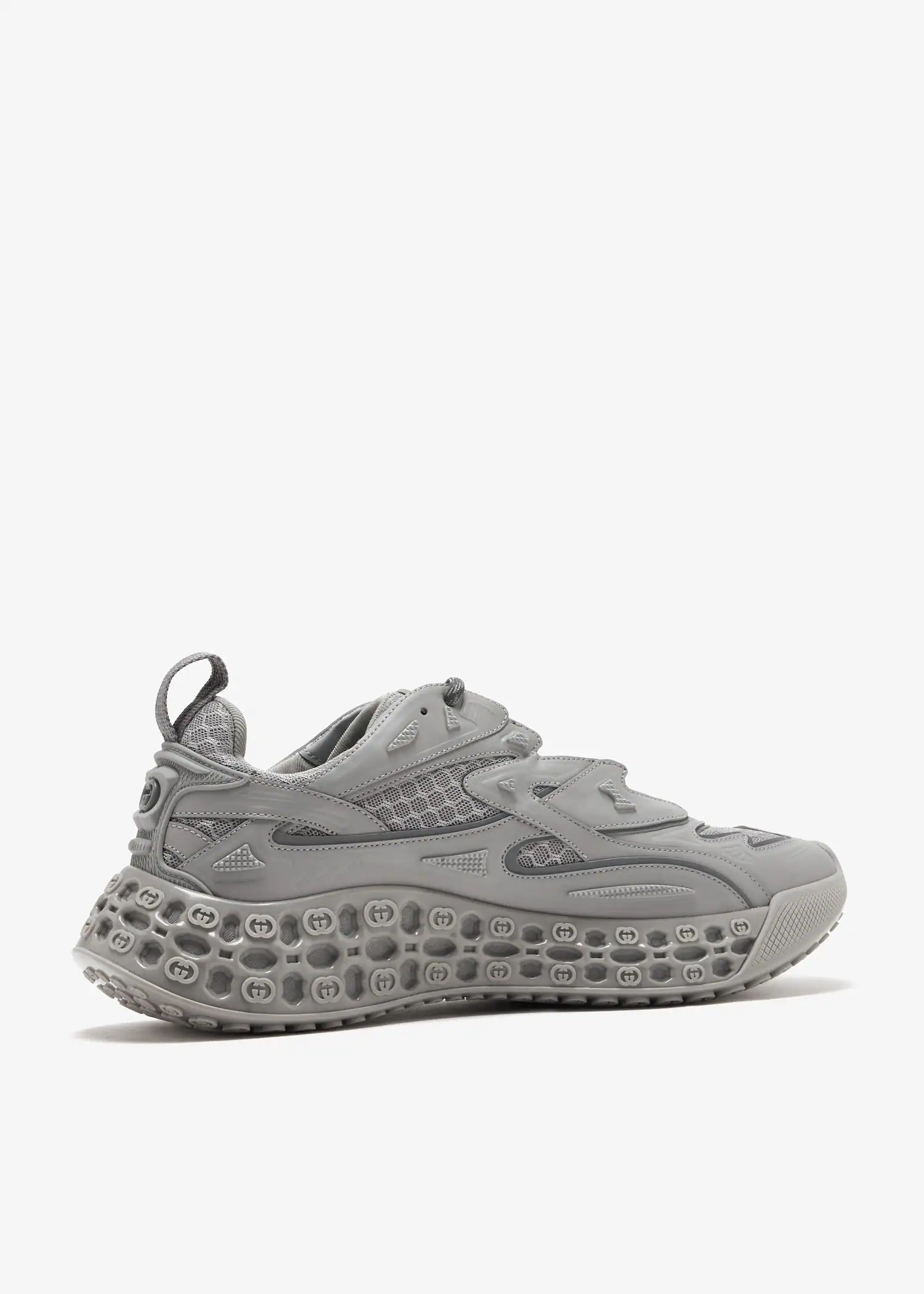 Gucci Cub3d Trainer Grey Mesh Sneakers - Image 3