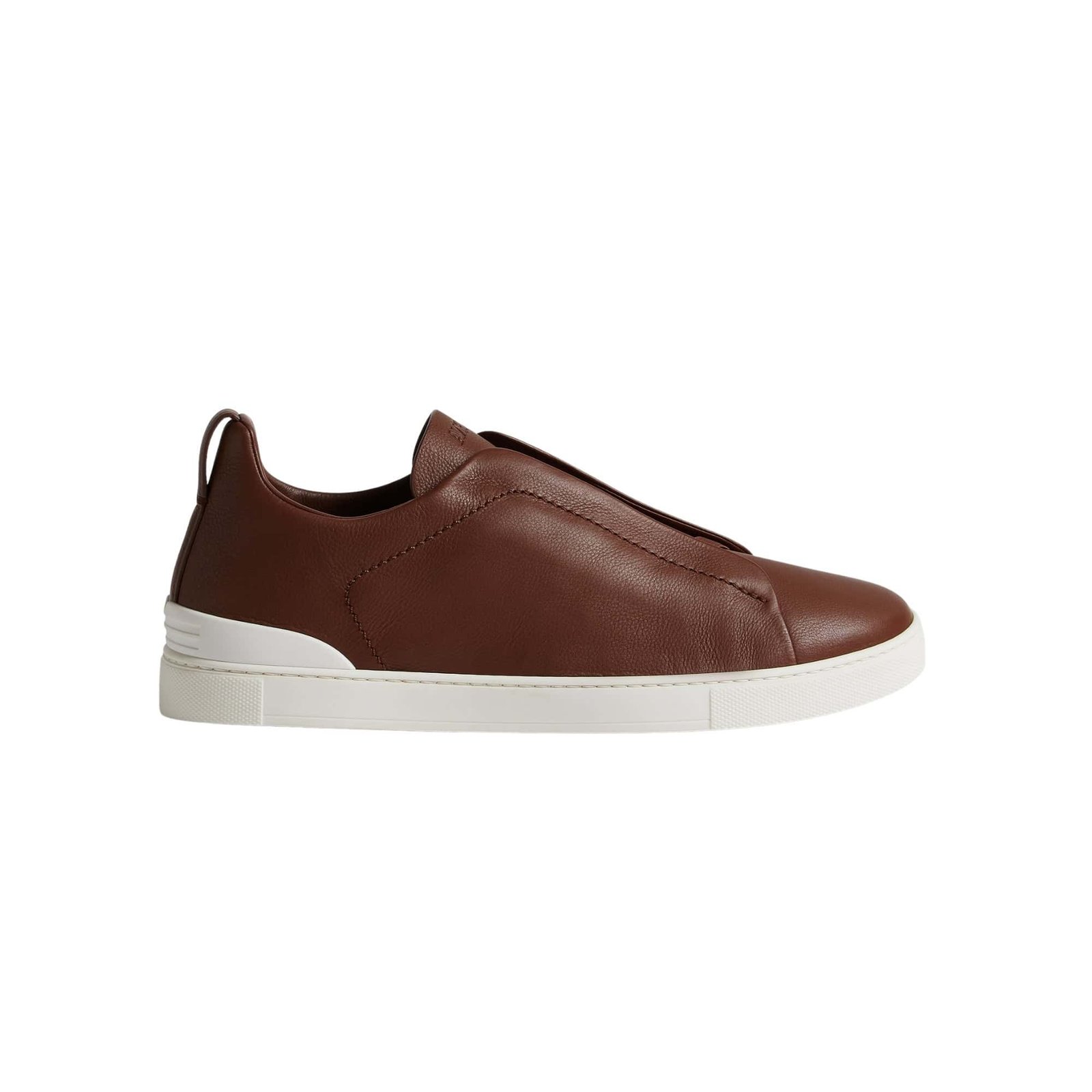 Zegna Almond Brown Triple Stitch™ SECONDSKIN Sneakers
