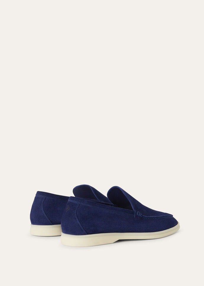 Loro Piana Summer Walk Loafer Suede Indaco (W12S) - Image 4
