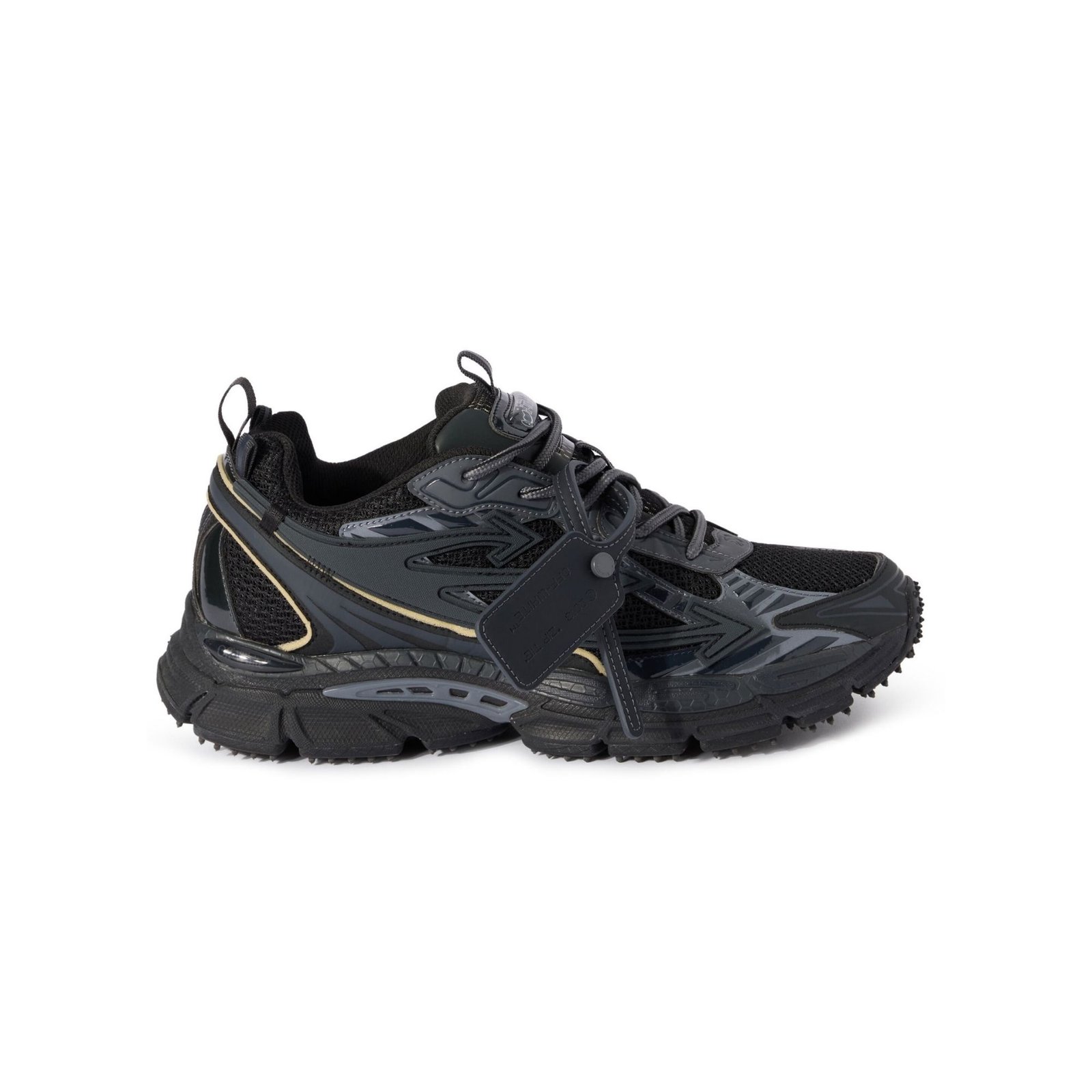 Off-White Be Right Back Suede Sneakers BLACK/BLACK