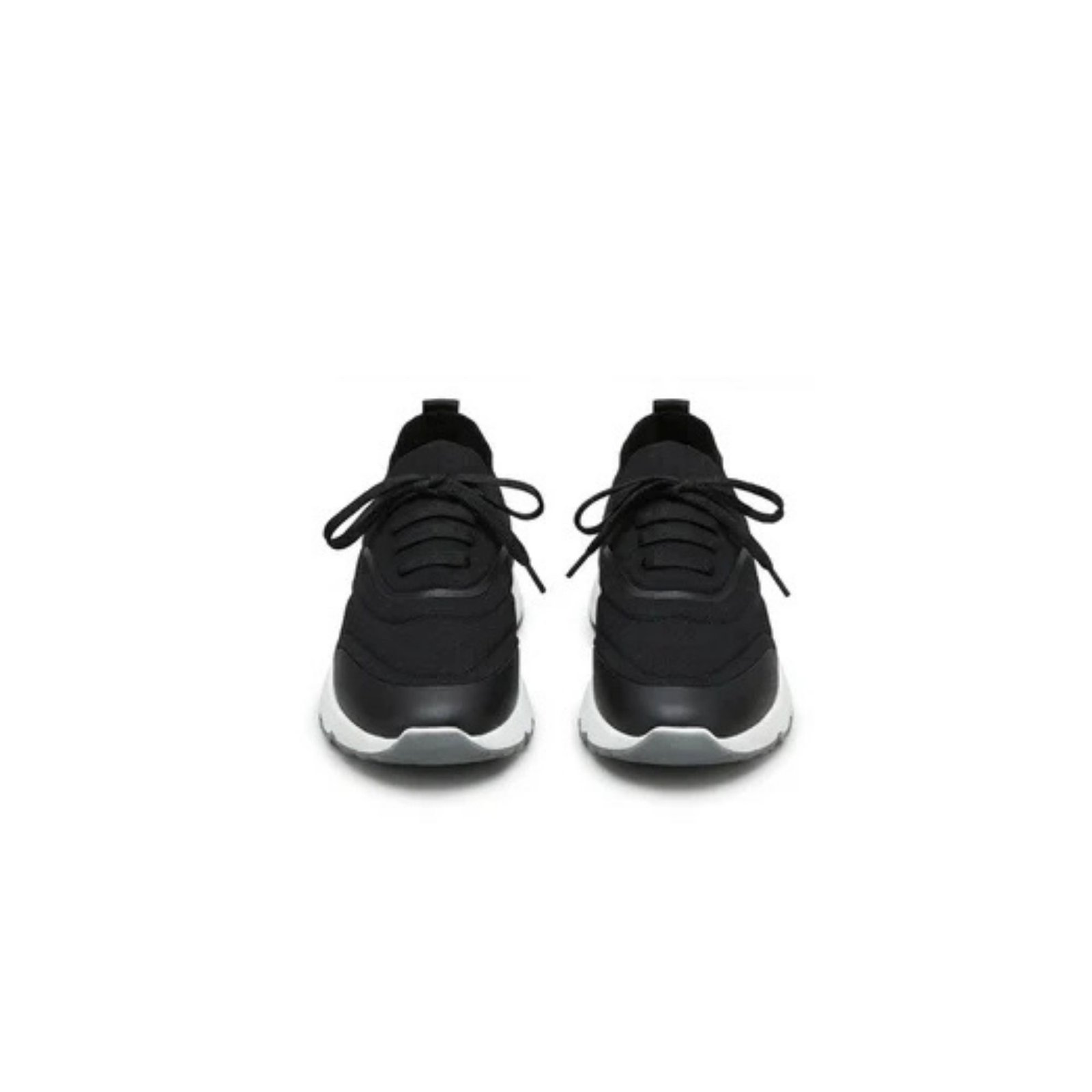 Brunello Cucinelli Techno Cotton Knit Runners With Heat-Bonded Details Black - Image 4