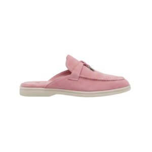 Loro Piana Charms Walk Babouche Loafer Suede Halite
