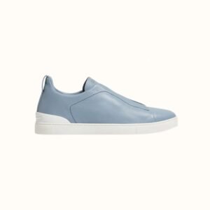 Zegna Light Blue TRIPLE STITCH™ SECONDSKIN SNEAKERS