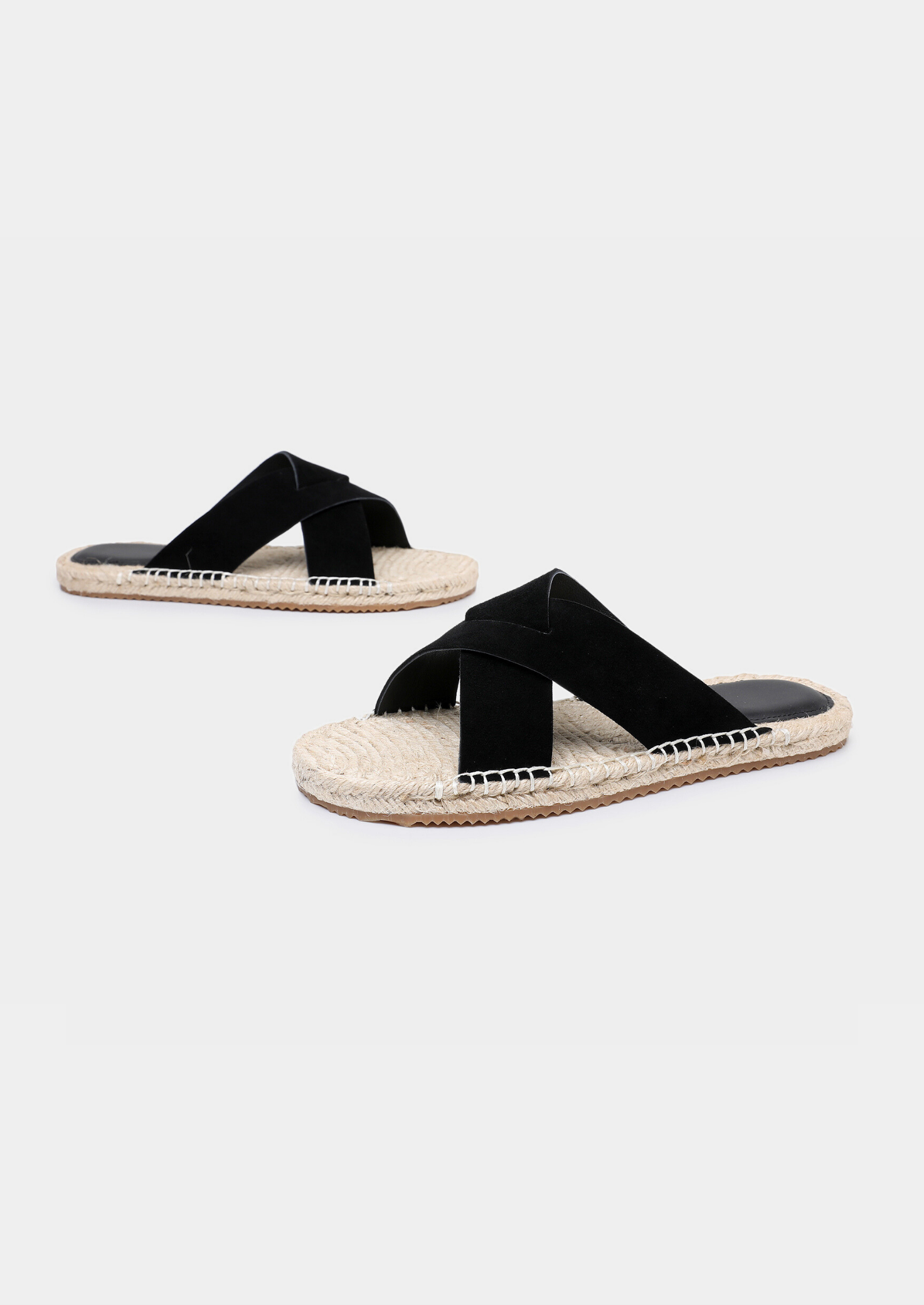 Zegna Black Suede Espadrille Sandals - Image 4